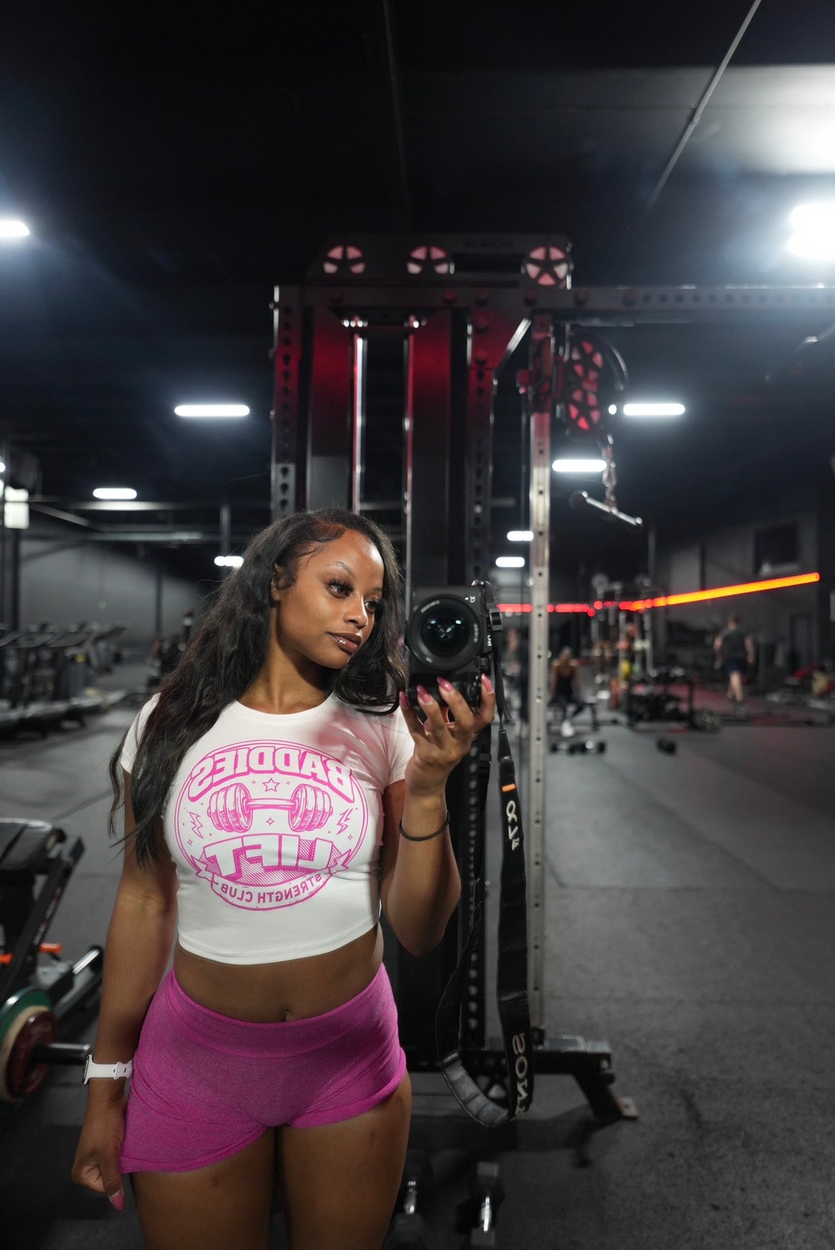 White Baddies Lift Strength Club Tee