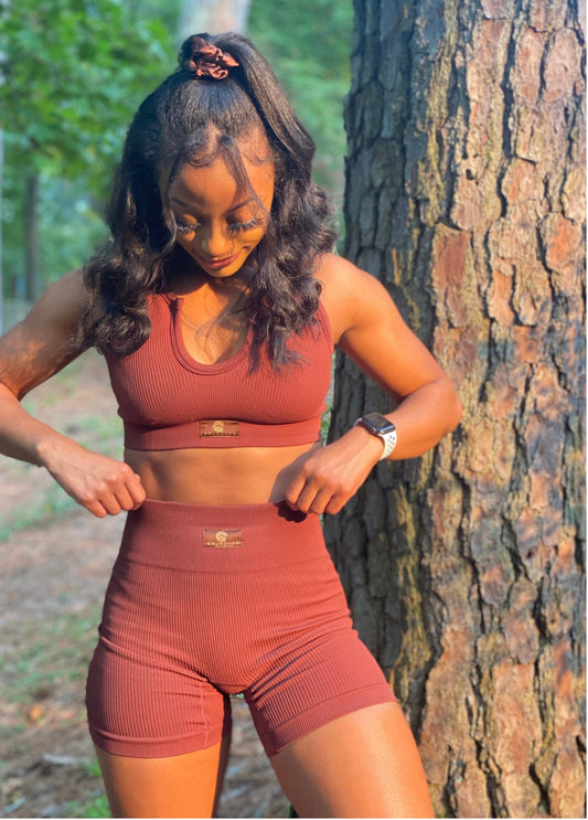 Luxe Shorts, Chocolate